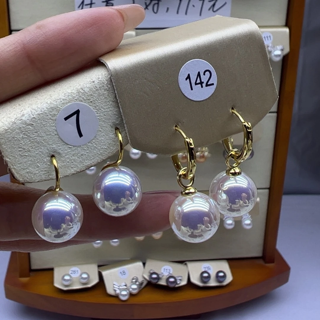 淡水珍珠耳饰未镶嵌