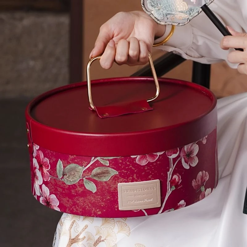 2025中秋国风月饼盒礼盒包装盒空盒高档8粒装流心蛋黄酥硬盒定制