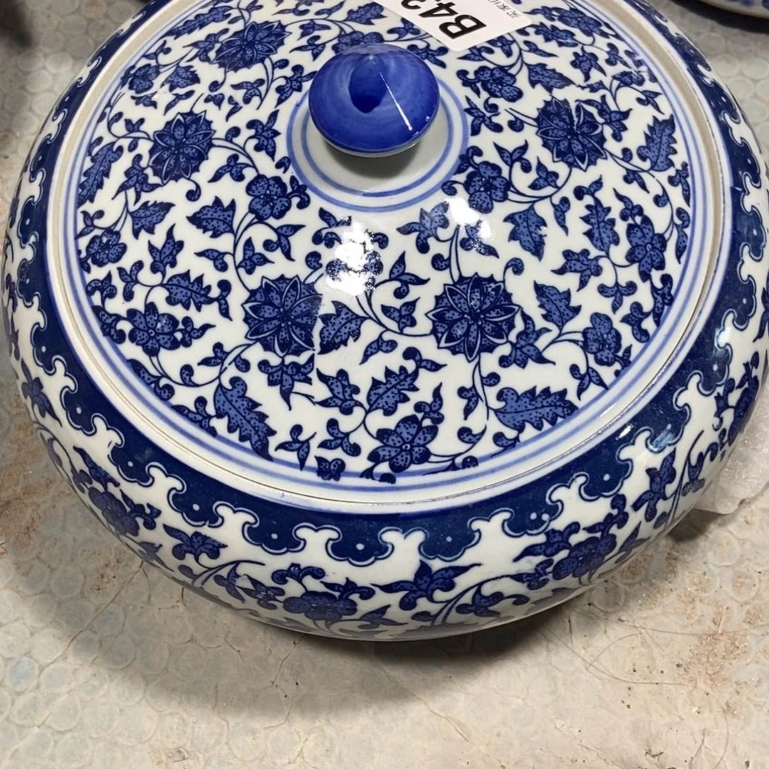 瓷片蔡*战景德镇陶瓷罐434