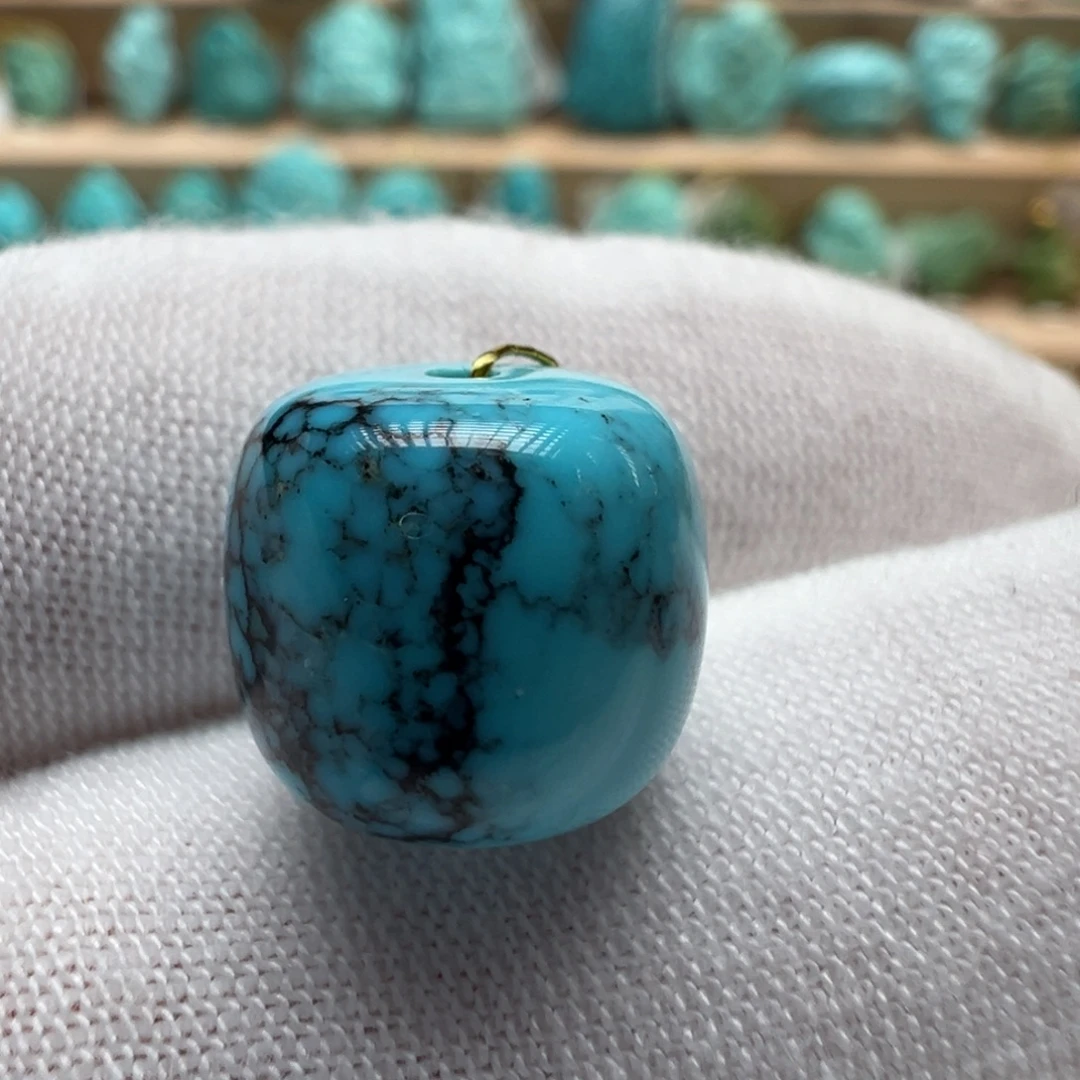 绿松石未镶嵌配饰11.9*10.6