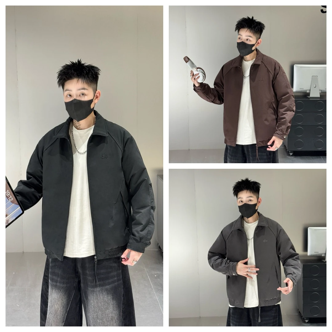 秋冬加棉简约质感夹克男款秋冬外套6073