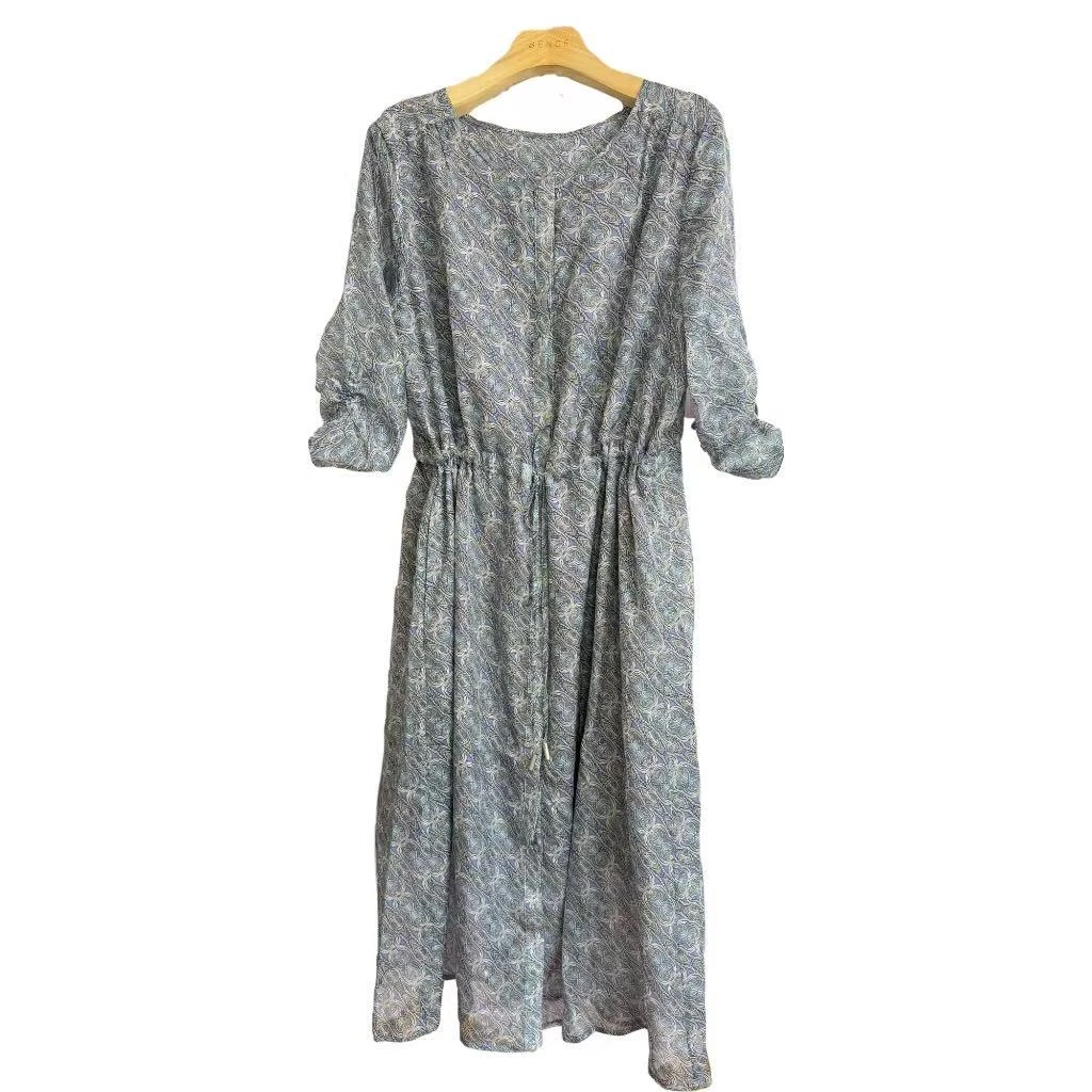 SENSE  25年 质感收腰桑蚕丝连衣裙