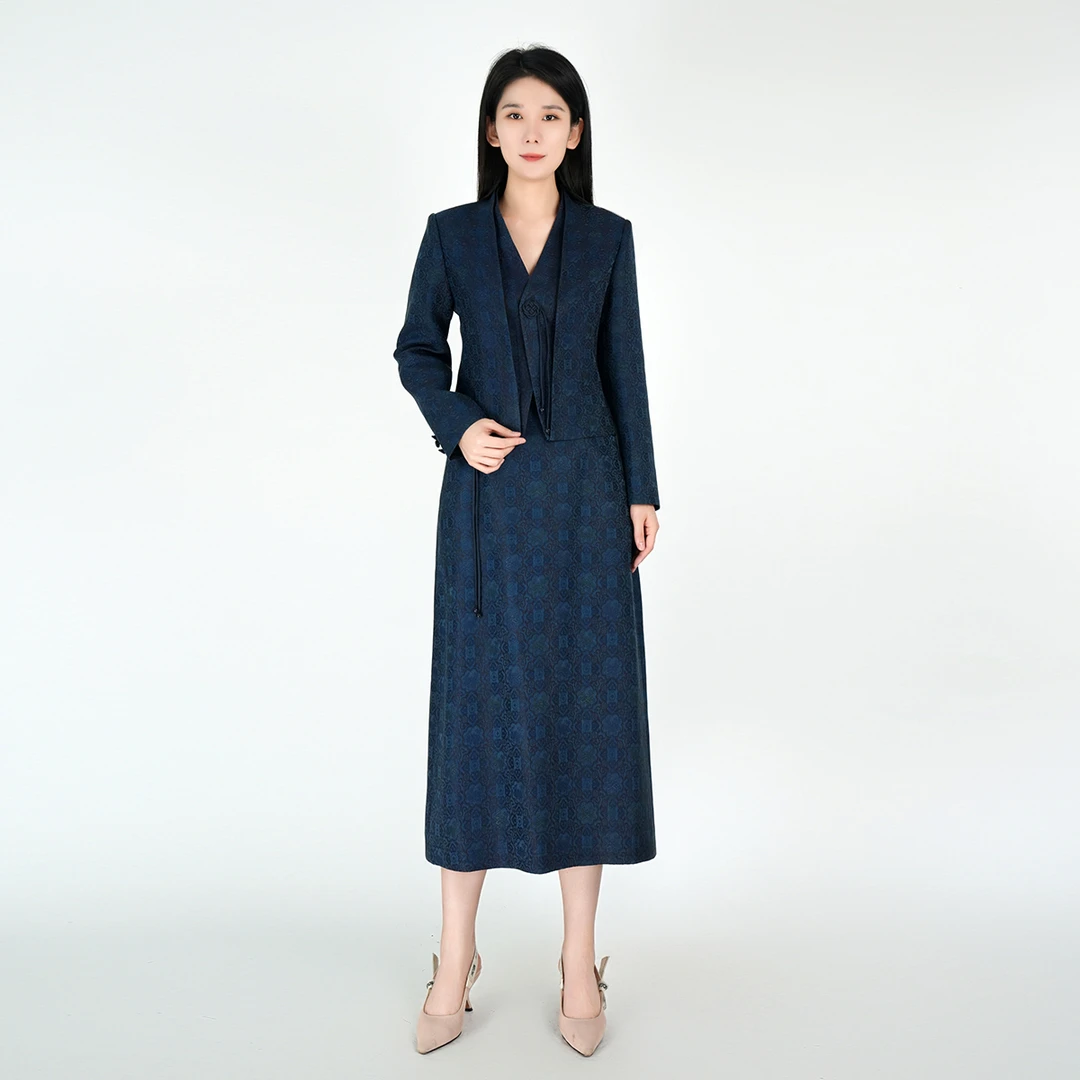 浒城古娘国风桑蚕丝高定香云纱女希雅套装HCSS050709+HCSS050710