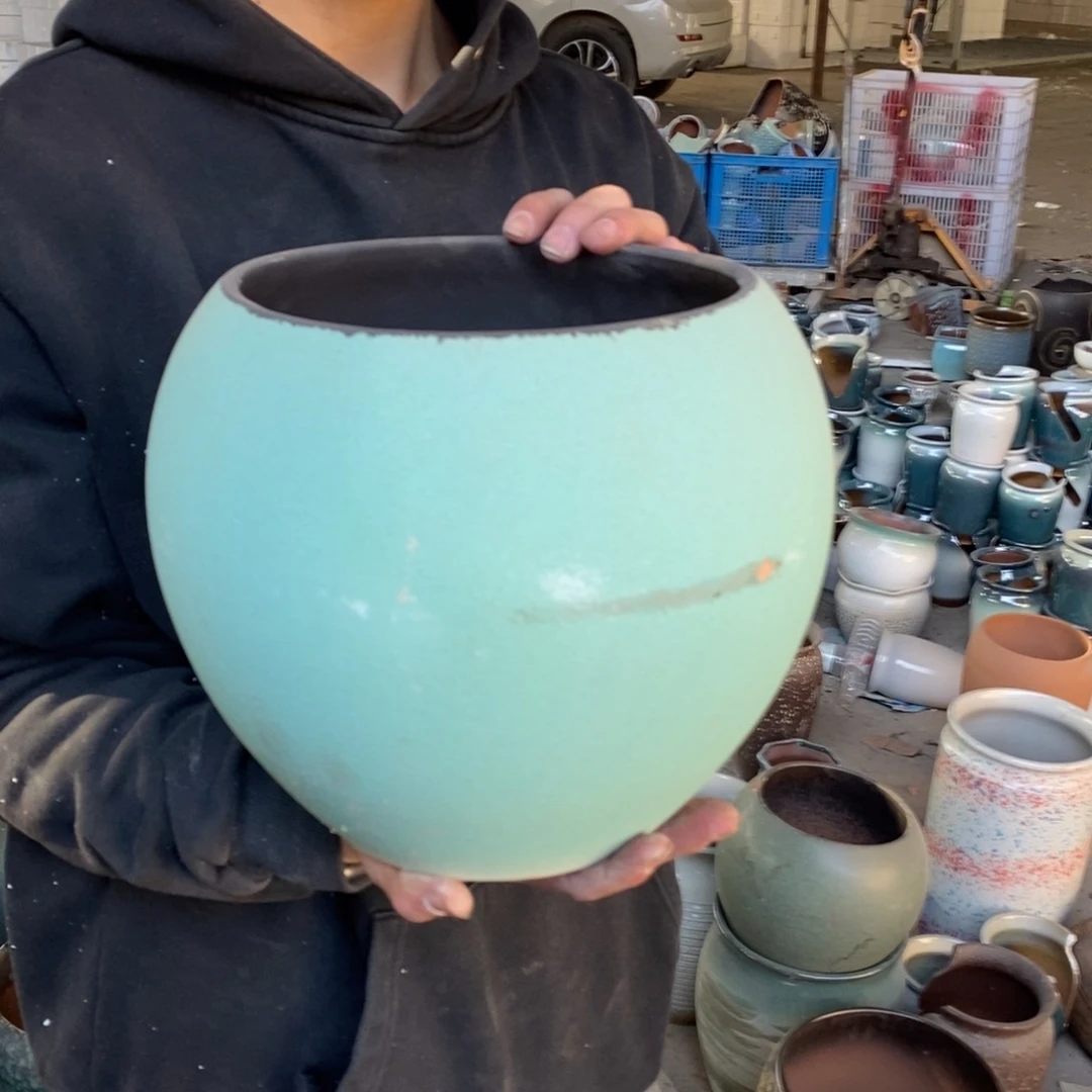 紫砂花盆瑕疵20/23；vjggvb