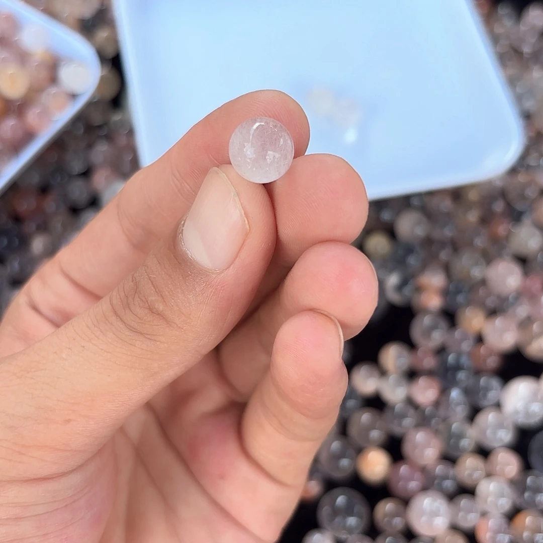 水晶珠宝半成品未镶嵌酒*定制通孔不退不换