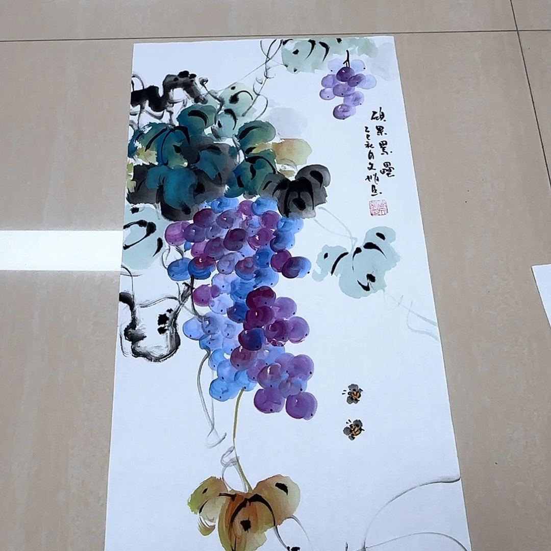 国画国画作品多次