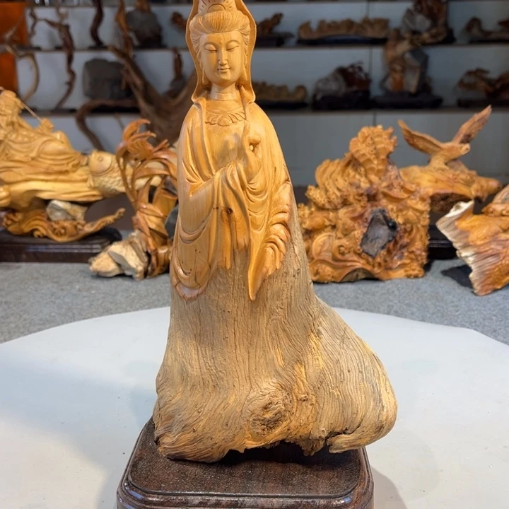 柏木（崖柏）根雕工艺摆件