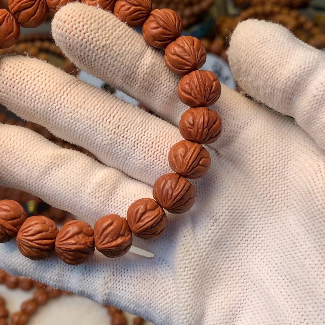 手串桃核秦岭龙纹