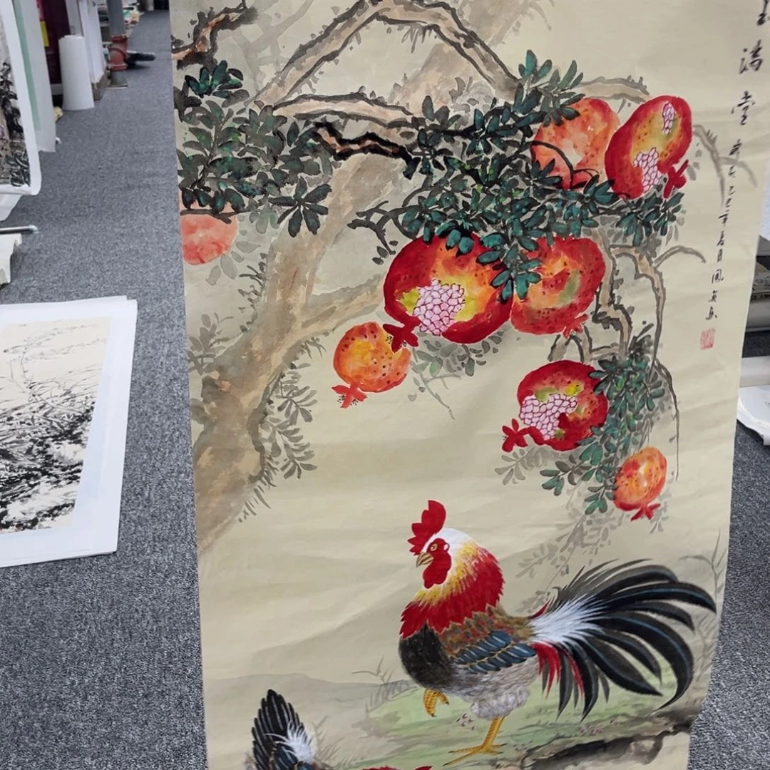 国画纯手绘字画宣纸