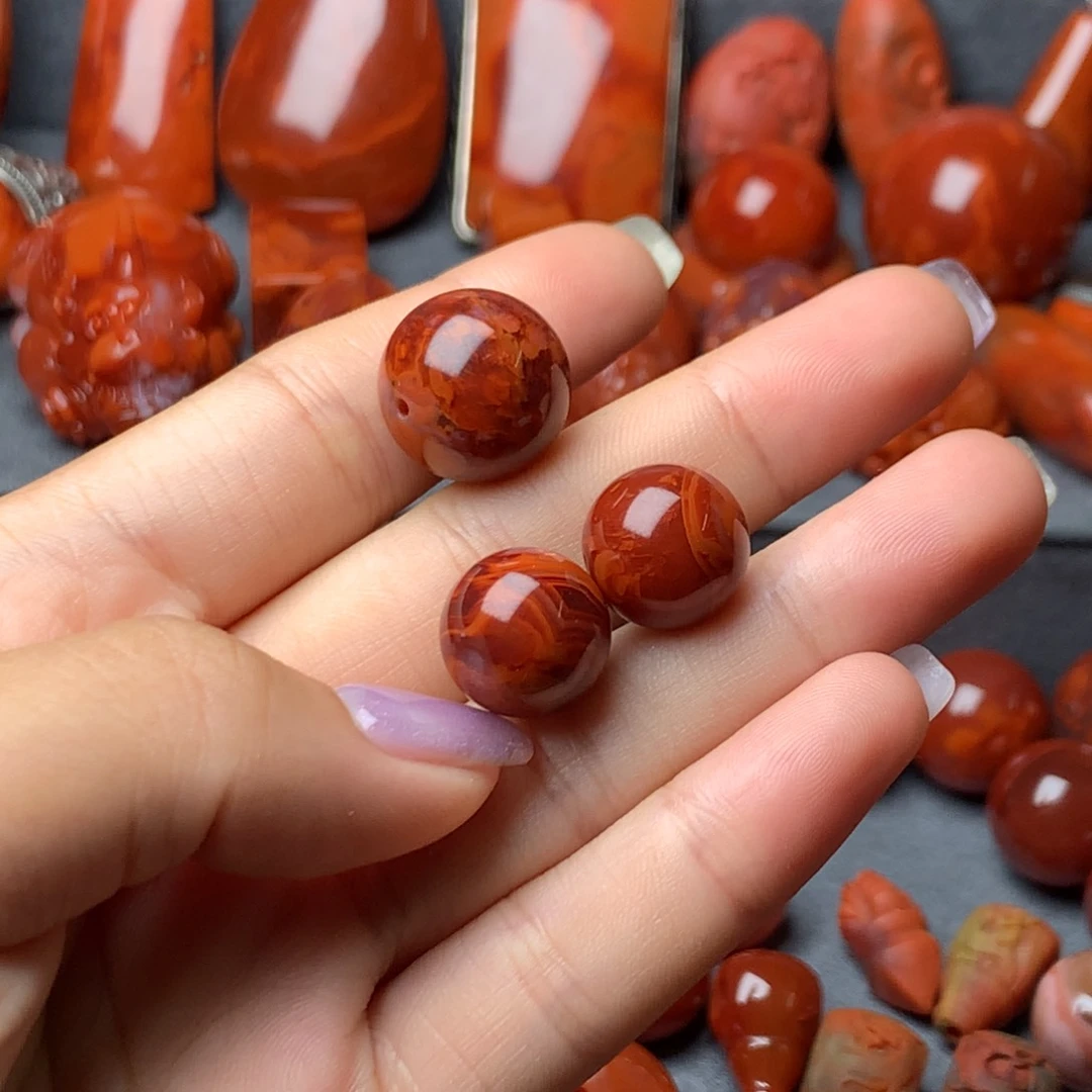 用***2南红玛瑙配饰未镶嵌