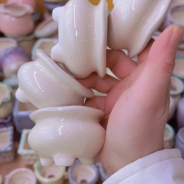 红陶陶瓷花盆当场满12包邮