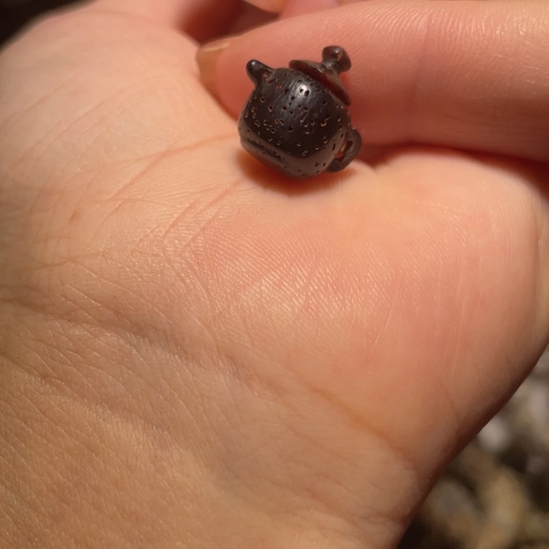 星月菩提吊坠黑金茶壶一套