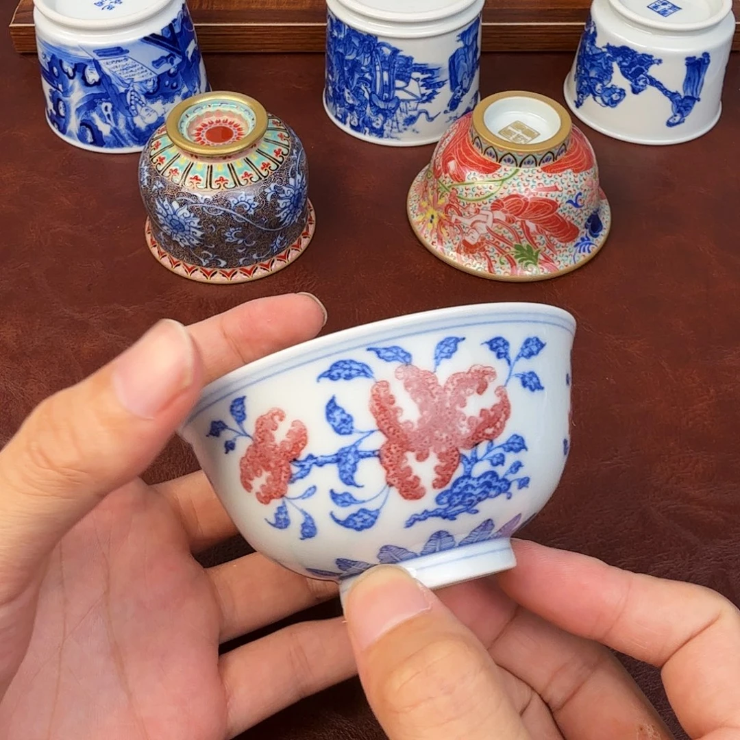 现代景德镇全手工全手绘茶具