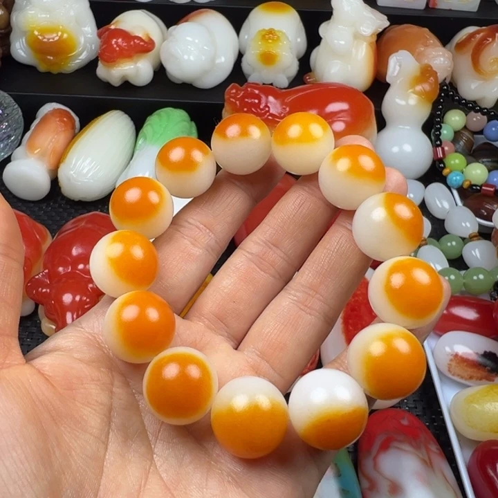 新疆戈壁五彩石金丝