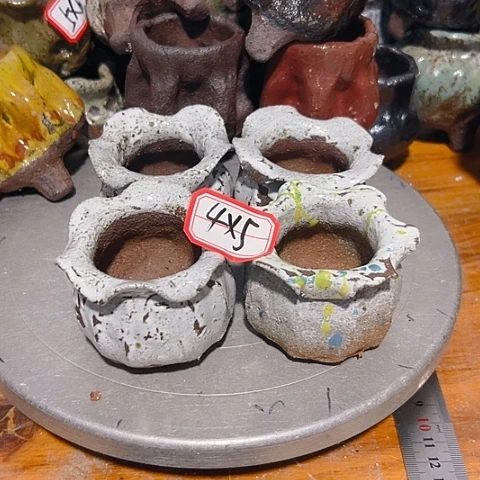 粗陶花盆手工花盆制作