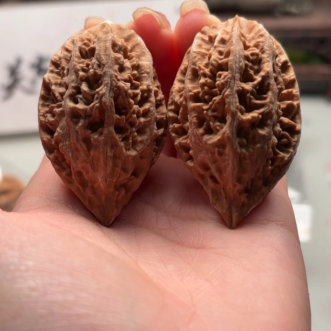 把件文玩核桃小蛙花皮94
