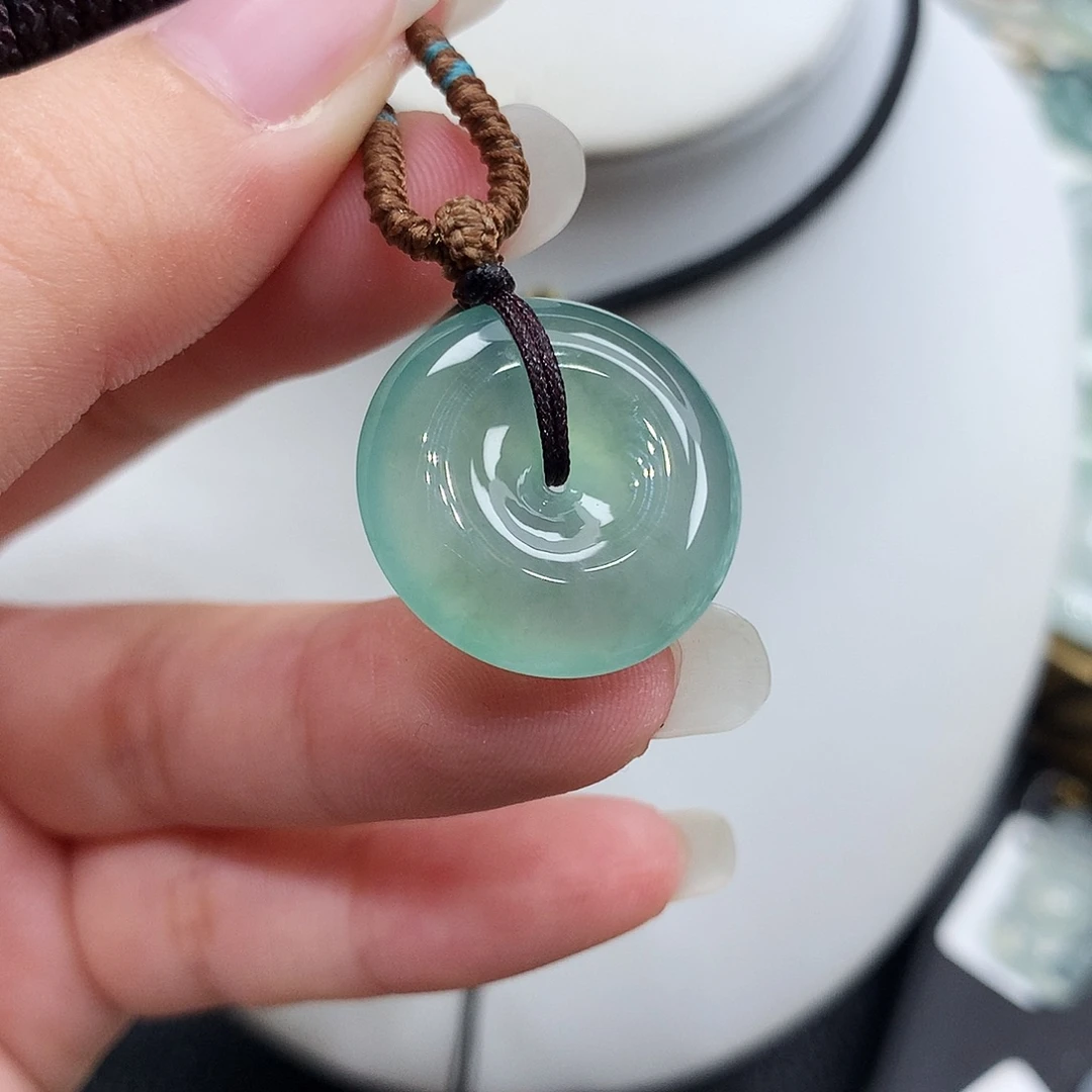 翡翠未镶嵌胸饰翡翠92，20.5/5.8