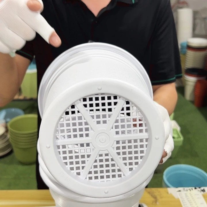 翻边口21高22白色无托4个