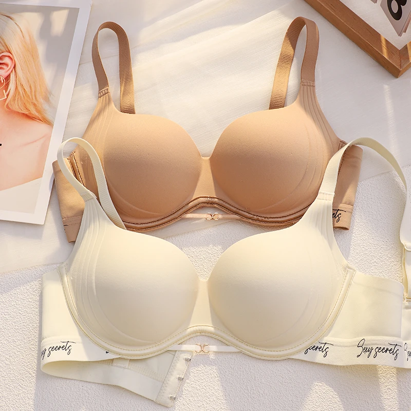 性感调整型小胸聚拢显大显圆内衣女夏收副乳防下垂无钢圈文胸罩