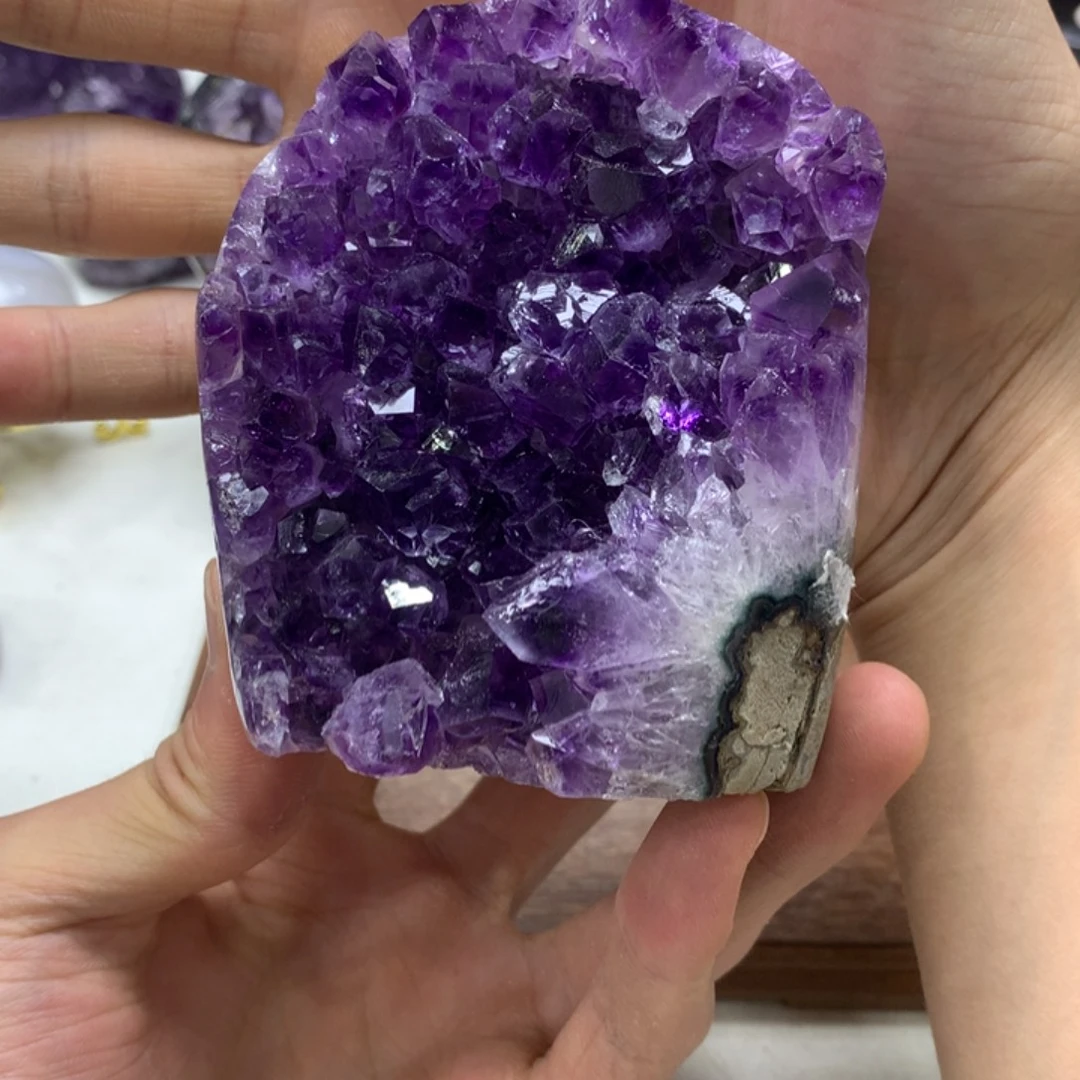 紫晶珠宝半成品未镶嵌