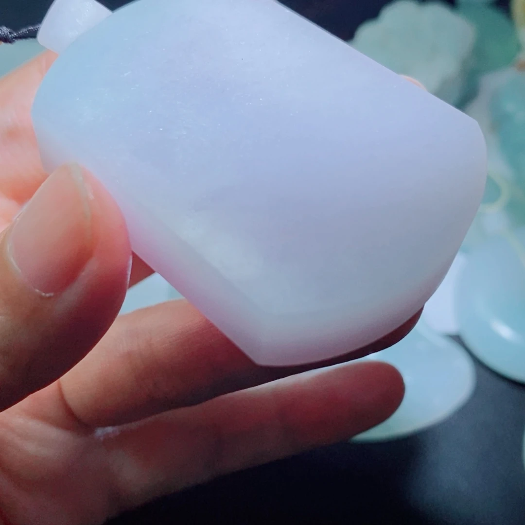 定制翡翠未镶嵌毛货吊坠