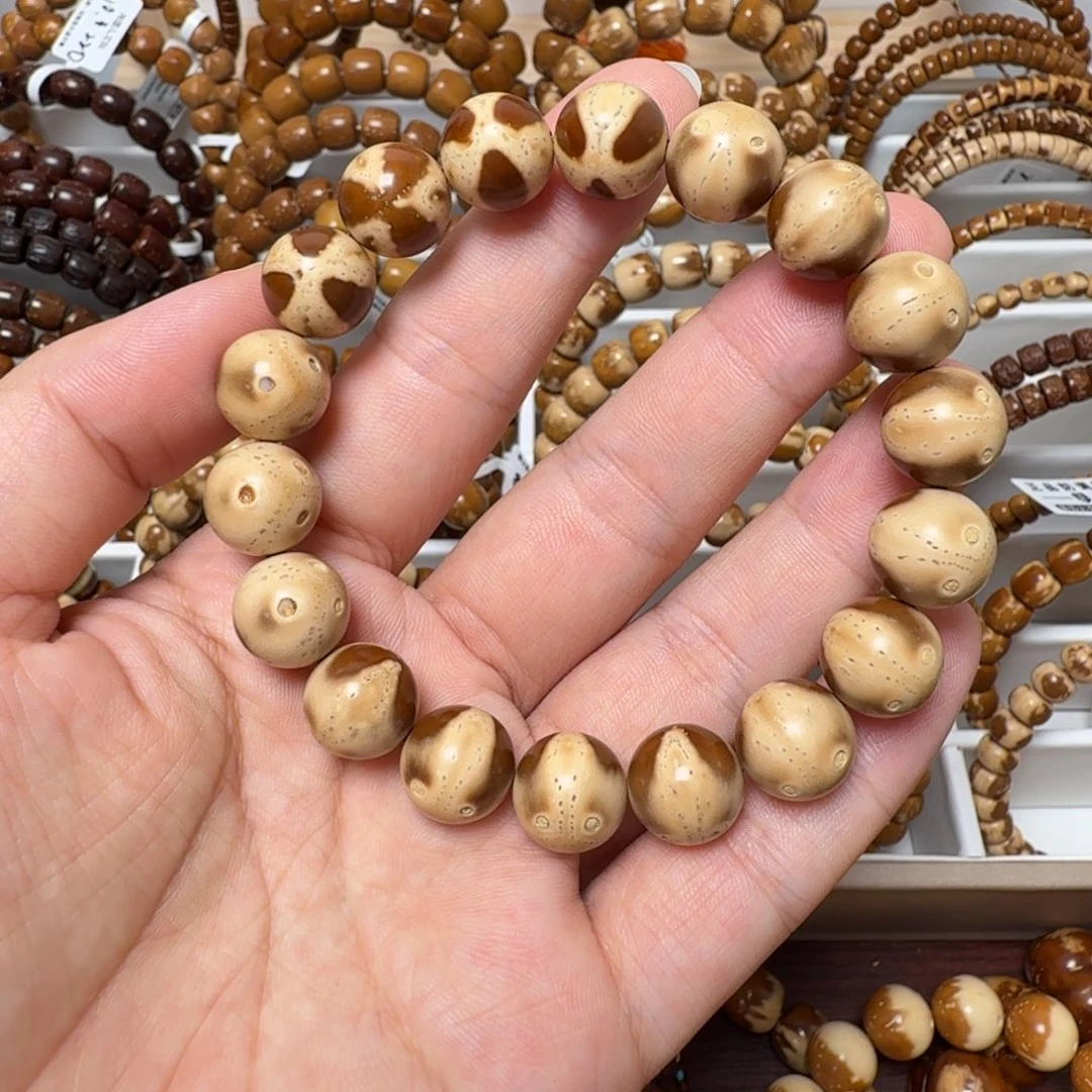 吊坠紫金鼠半实心紫金鼠手串 熊猫三叶草11+