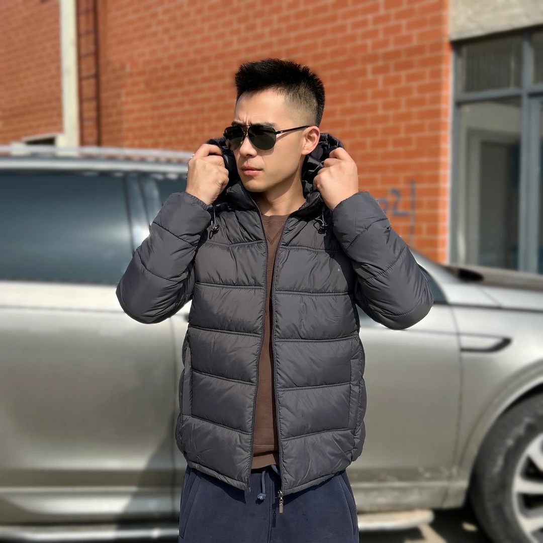 冬季男士棉服男款时尚休闲修身连帽保暖防风加厚立领户外运动秋冬