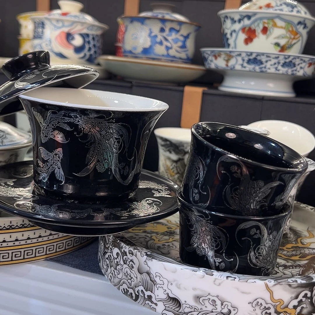 盖碗很漂亮我很喜欢