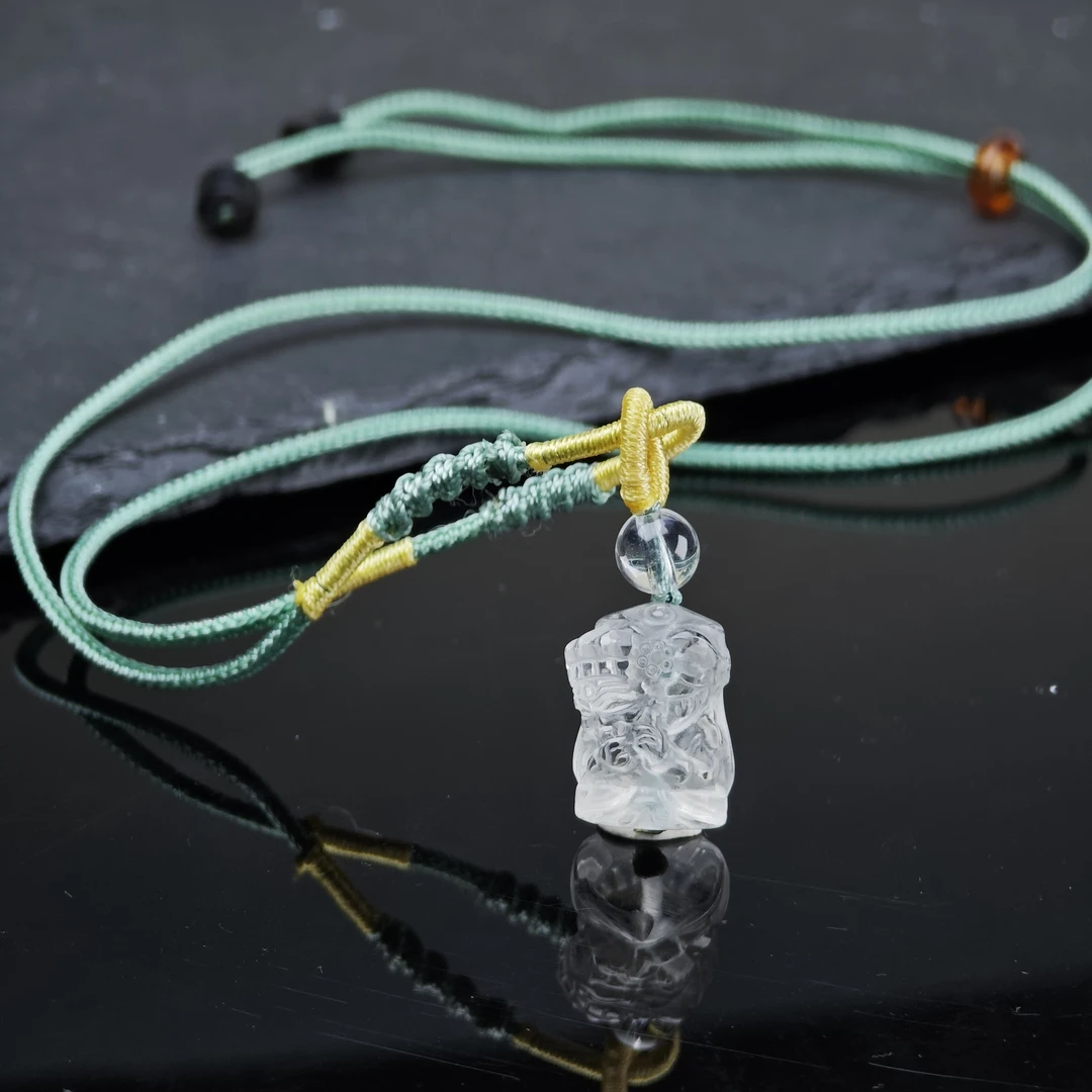 【铭记珠宝】白水晶吊坠7-2DM47L128【多样性发一件】配绳