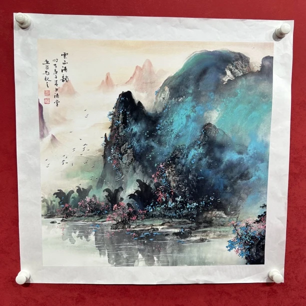 装饰画山水画作品