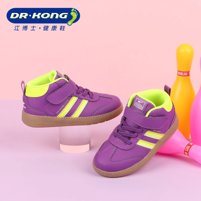 Dr.Kong/江博士童鞋冬季女童二段高帮保暖防滑学步鞋B1404873