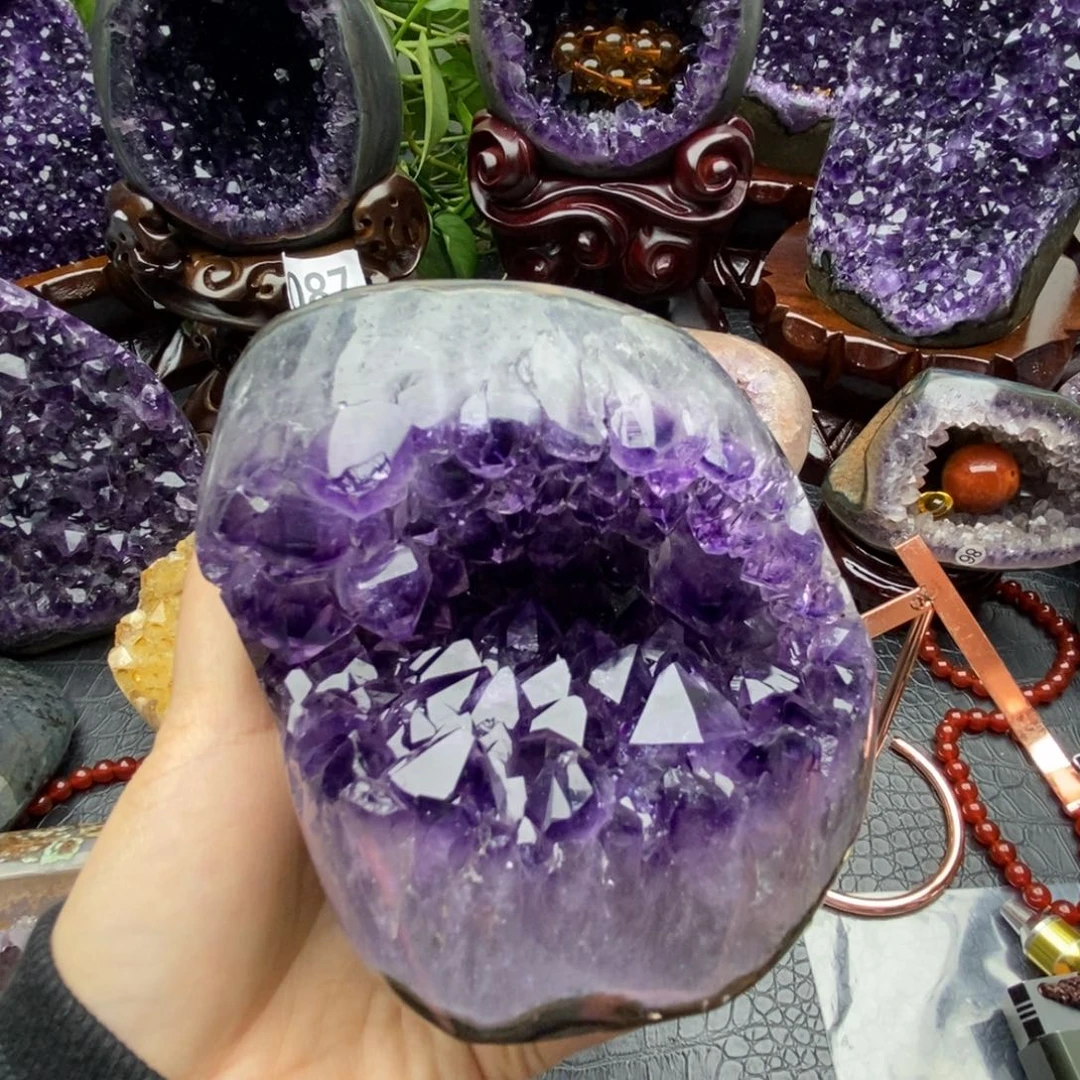 未镶嵌紫晶大型摆件（非配饰）