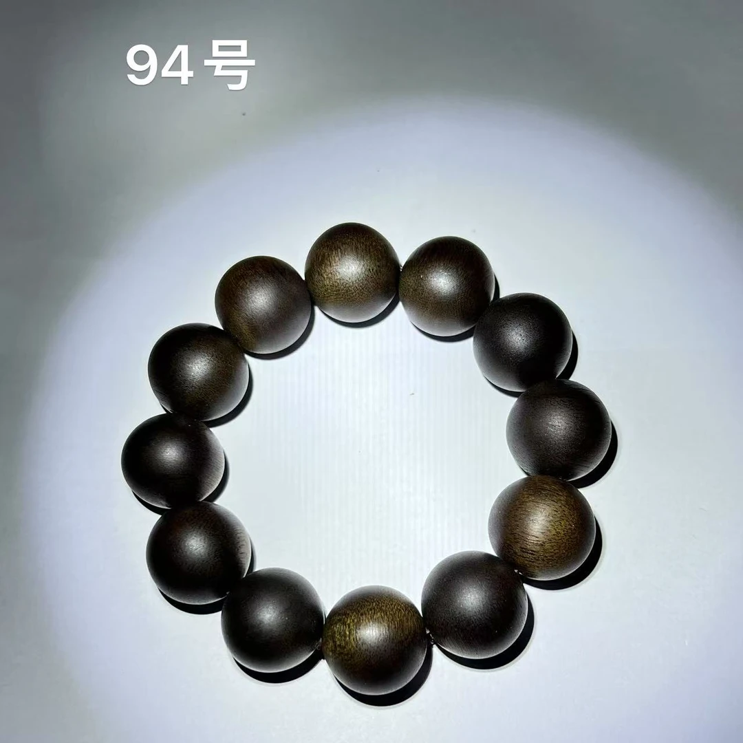 越南沉香木串单圈手串94号