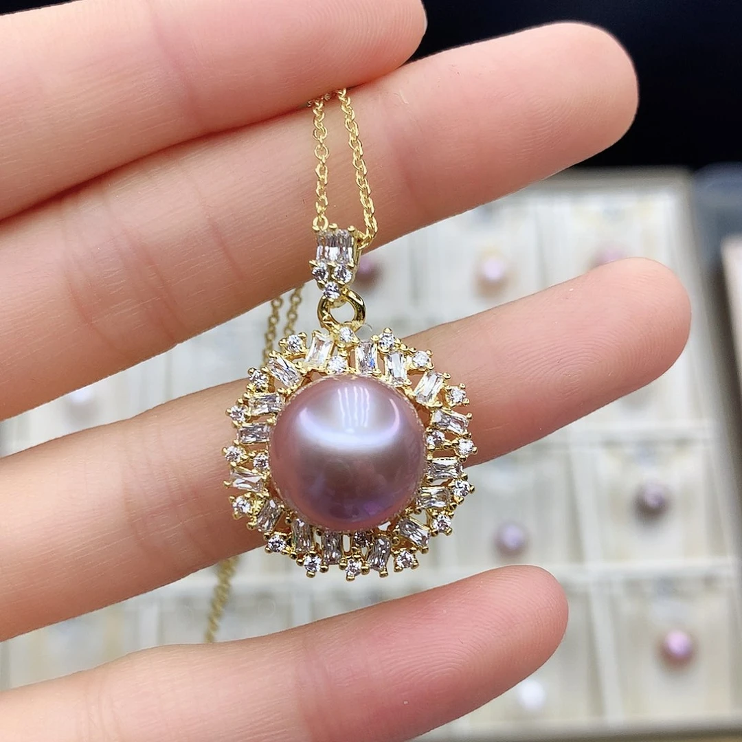 淡水珍珠颈饰合金