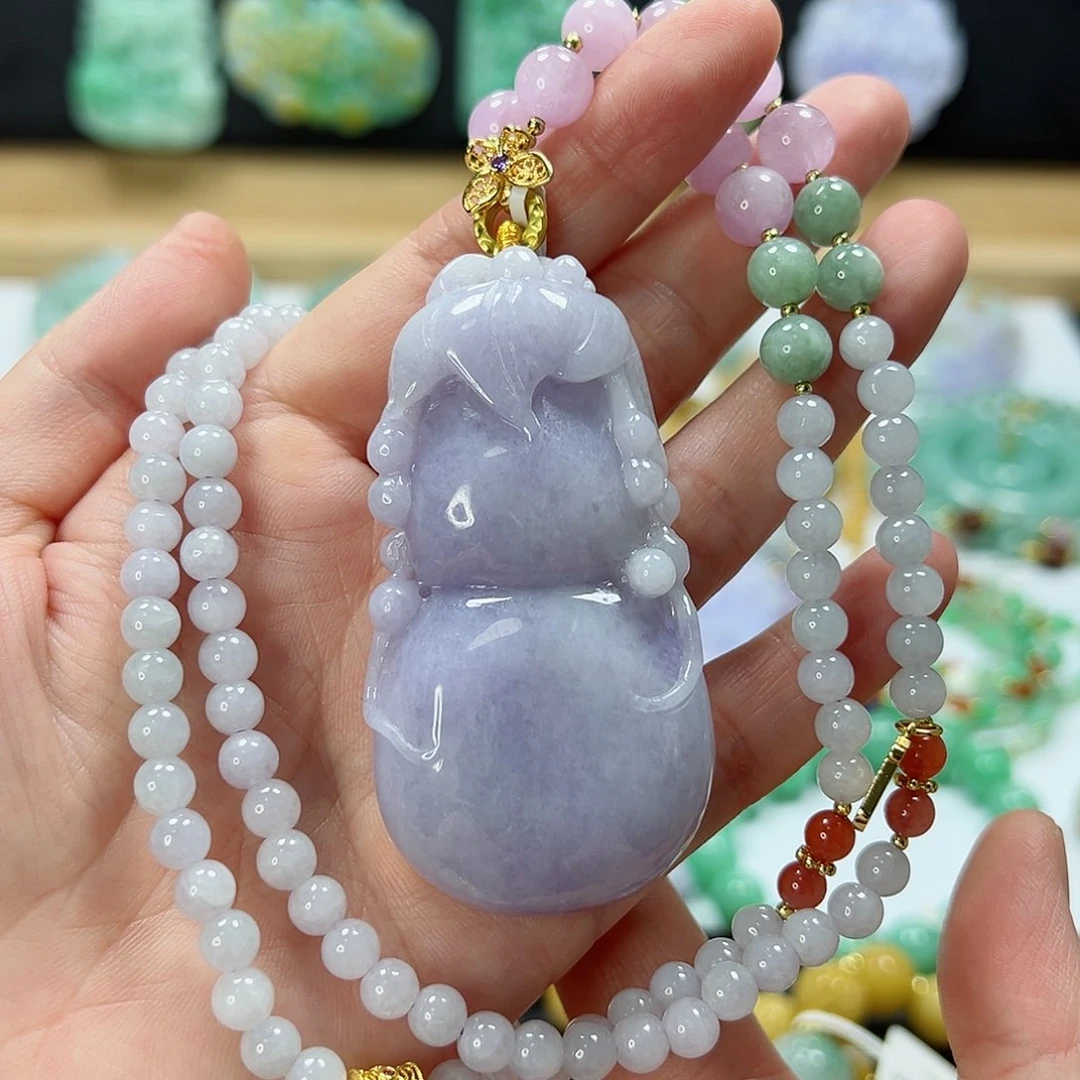 颈饰未镶嵌翡翠吊坠