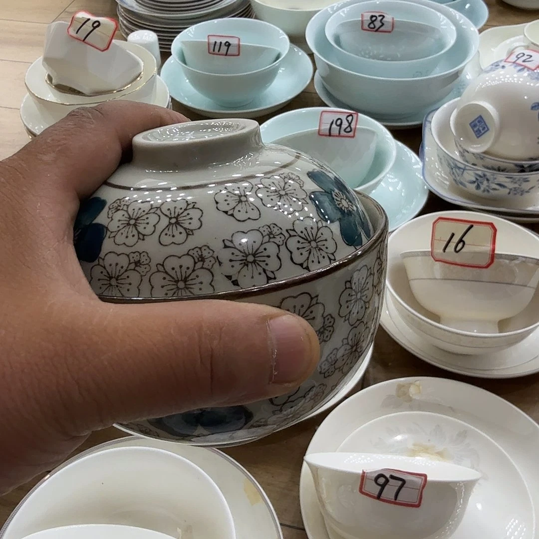 瓷景德镇骨瓷顿钟两个