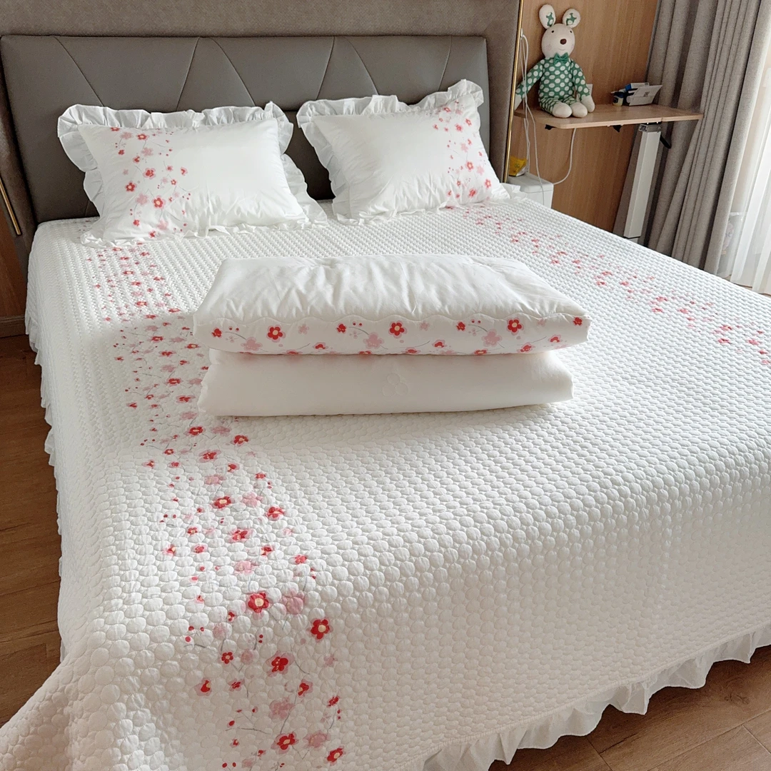 【李英花】樱花阿萨棉细纱三件套