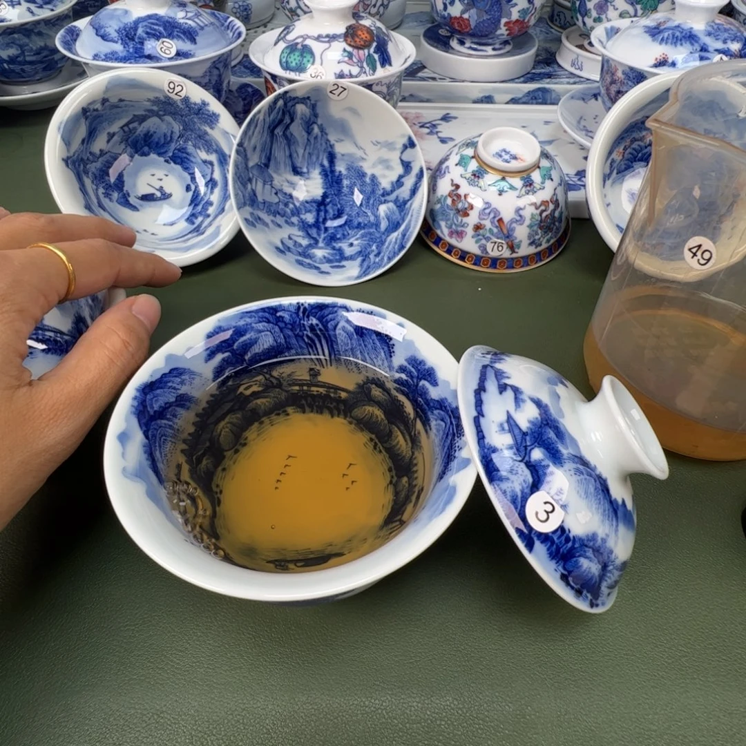 景德镇纯手工纯手绘茶具木木3