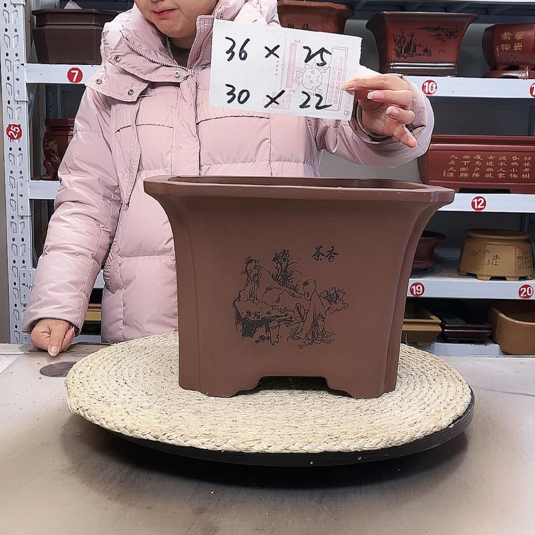 紫砂花盆紫砂花盆