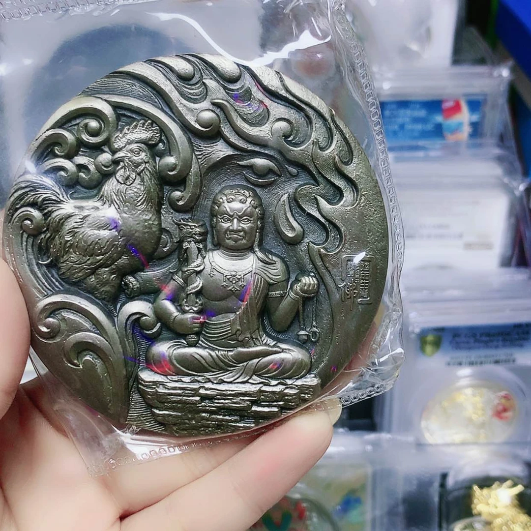 【闪购商品】纯银鸡年380克大银章