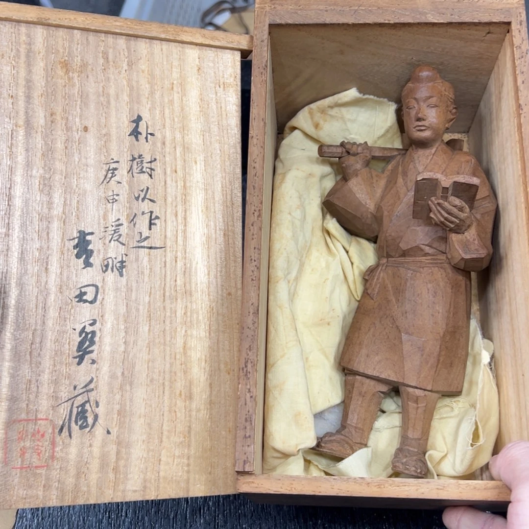 木日本中古工艺品摆件
