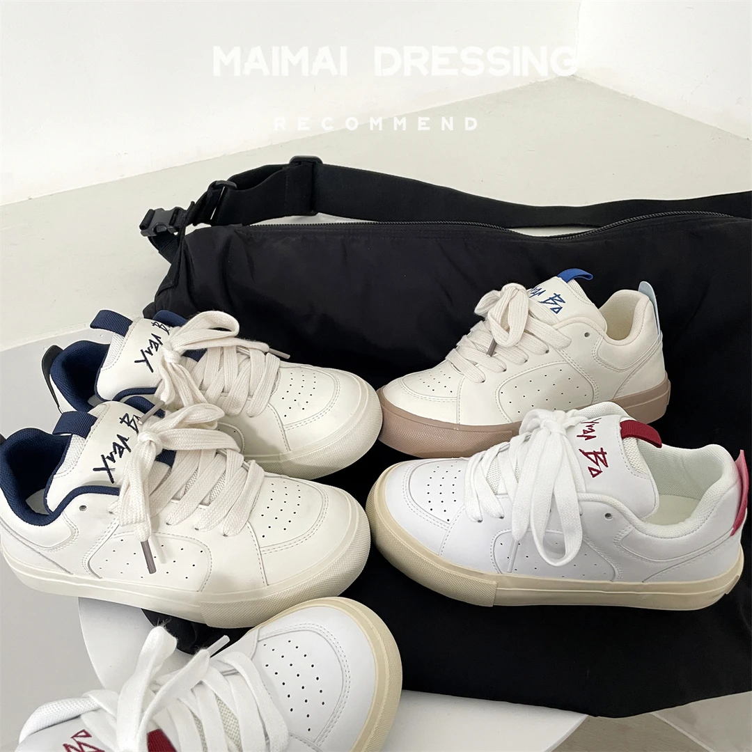 MAIM·【春季超好穿的小白鞋！版型好看】2025年春季百搭休闲小白鞋女