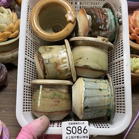 紫砂花盆086微瑕品口径5dam5.5wtmwmj