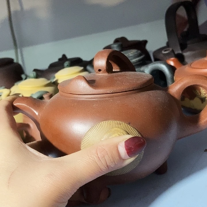 全手工制作宜兴紫砂茶壶