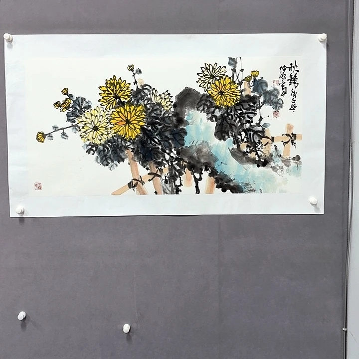 国画亲笔手绘放心去藏