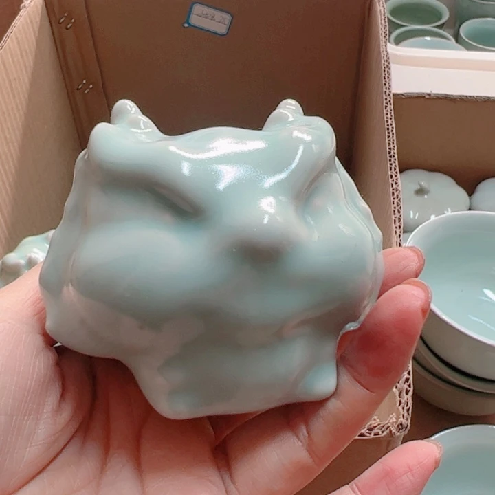 杯汝瓷原产地生产瑕品