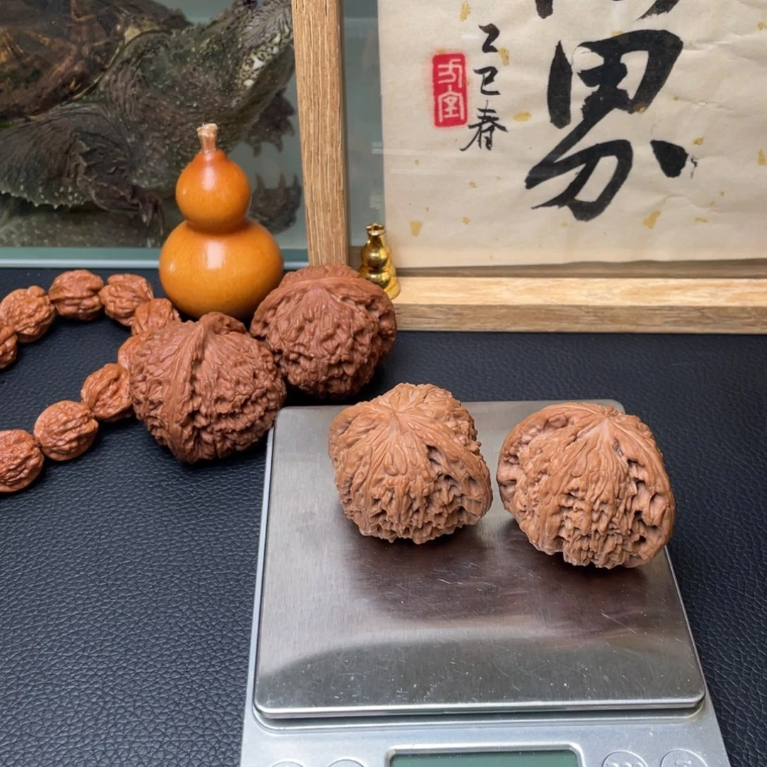 沉***子文玩核桃吊坠黄金甲