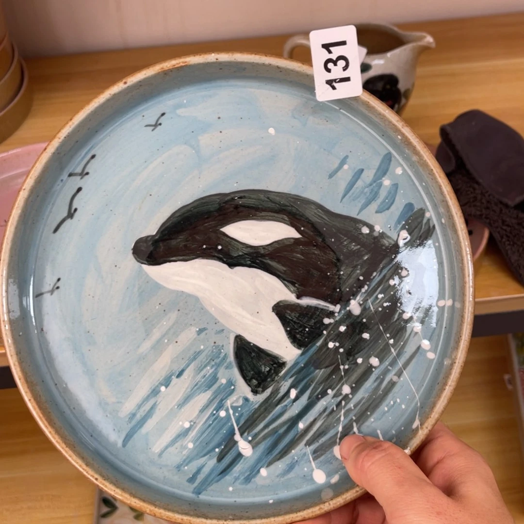 杯夏**?素浅陶瓷手工手绘