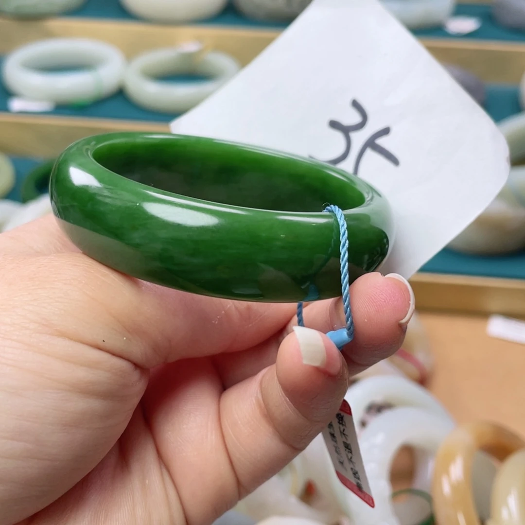 未镶嵌手镯和田玉圈口55