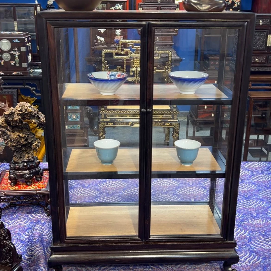 【闪购商品】乌木类成套家具玻璃柜